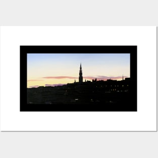 Edinburgh Skyline Posters and Art